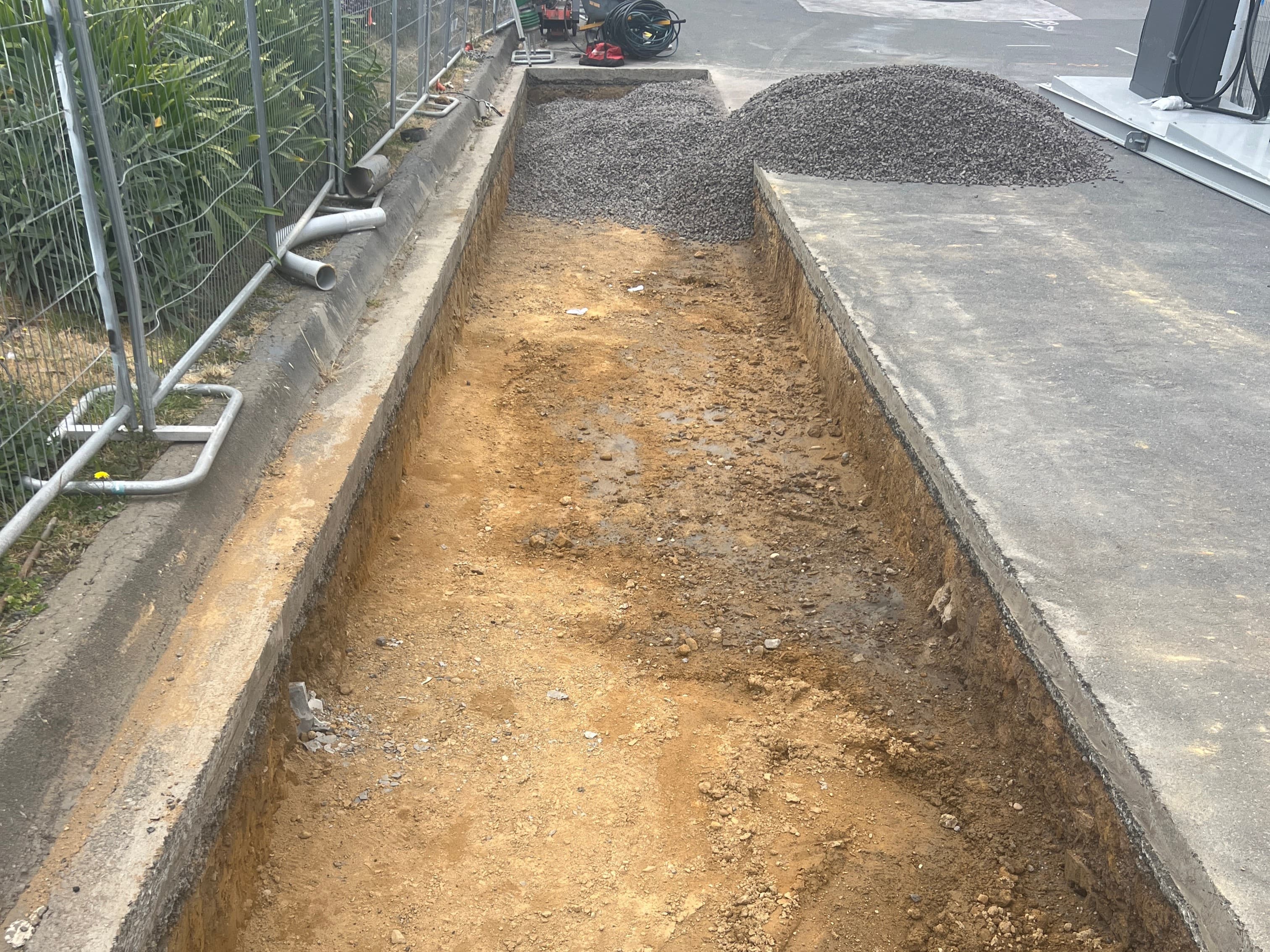 Underground pipe installation