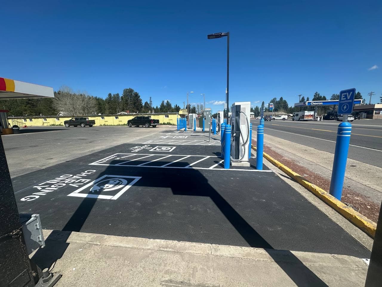 Charging station signage