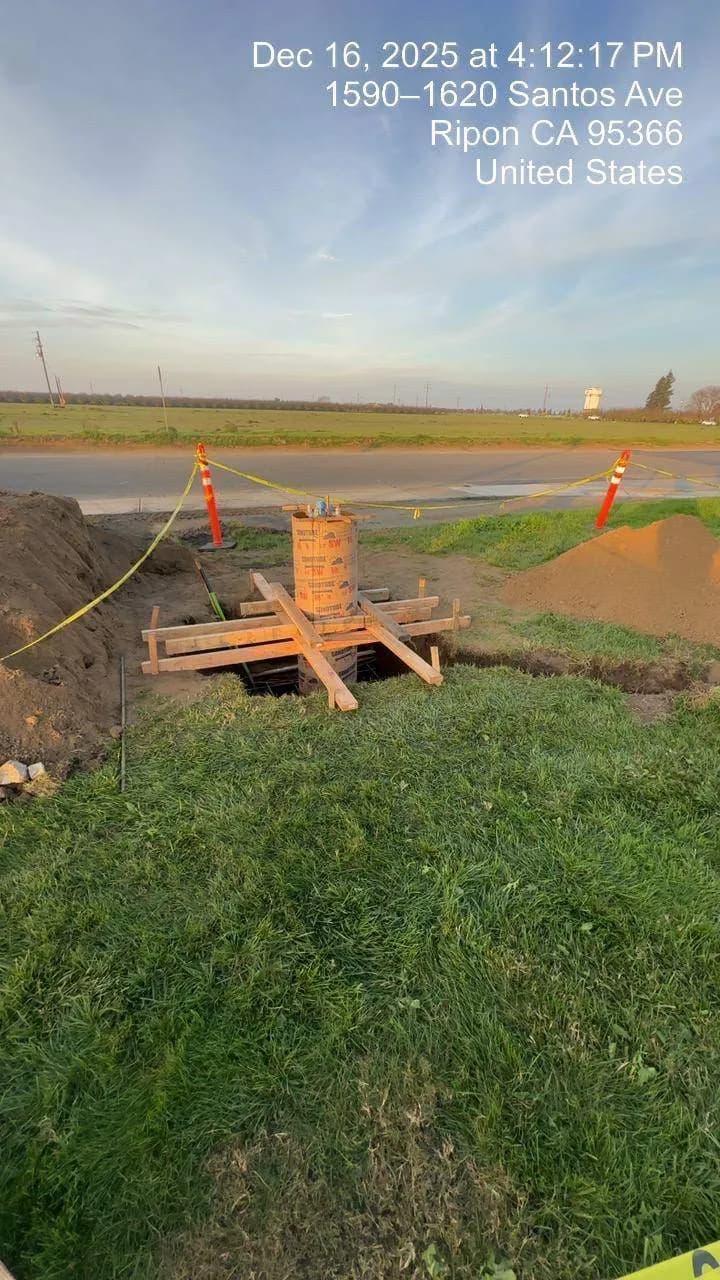 Start of EV trench operation